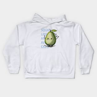 Avocado Gym Buddy Kids Hoodie